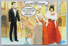 Barbie Doll Postcard If Only All Men Were Like Ken You Put in Shoebox 1989 G9 picture