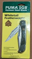 Puma SGB Whitetail G10 Featherweight Knife OD Green German Steel 6169614FWG  picture