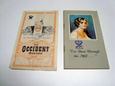 Circa 1930s Occident Flour NRA Booklet & Pamphlet picture