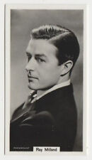 Ray Milland 1939 RJ Lea Famous Film Stars Tobacco Card #47 picture