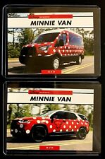 EXTREMELY-RARE Recalled Walt Disney World Transportation Cards MINNIE VAN Cards picture