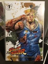 Street Fighter #1 Guile Battle Damage Tyler Kirkham Limited to 500 Trade Variant picture
