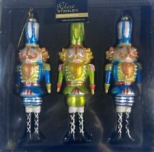 Lot of 3 Robert Stanley Collection  Nutcracker Ornaments 8” Tall. NIB.     B5 picture