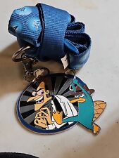 Disney's Phineas and Ferb Metal Lanyard Medal Keychain Doctor Perry Platypus picture