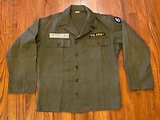 Vintage WW2 Korean War Era HBT Herringbone Twill Army Jacket  picture