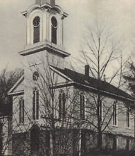 C1910 Blairstown NJ Methodist Episcopal Church Watch Clock Tower Vintage Card picture