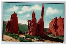 Cathedral Spires, Garden the Gods CO c1910 Vintage Postcard picture