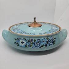 Vintage Taylor Smith & Taylor Co Azura Oval Casserole Dish w Lid Floral Design picture