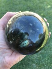 780 G. Natural Labradorite Sphere, Polished  Healing Crystals, 3