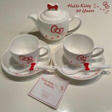 Sanrio Hello Kitty 30th Anniversary NIKKO Unused Tea Set Teapot Cup & Saucer JP picture