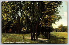 Vintage Postcard Lover's Walk, Jacksonville Florida picture