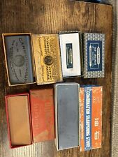 Vintage Sharpening Stones - Lot 4 - Used New Old Stock NOS - Great Shape picture