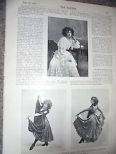 Photo article Blanche Vaudon in The French Maid Vaudeville Theatre 1898 picture