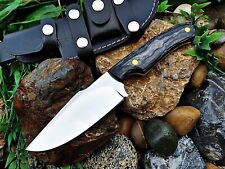 Custom Handmade 12C27 Stainless Steel Hunting Knife, Full tang, Mirror Polish  picture