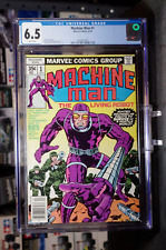 MACHINE MAN #1  JACK KIRBY 1978  CGC 6.5 White Pages  Nice Book picture