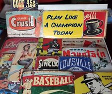 Vintage Reproduction Tin Sign - Man Cave - You Pick - Buy 1 Get 1 50% Off picture