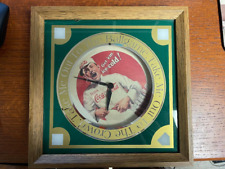 SUPER RARE Vintage Coca-Cola Baseball Field Clock picture