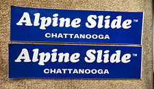 Vintage c. 1979 Chattanooga Tennessee Alpine Slide Bumper Stickler - Tourist picture