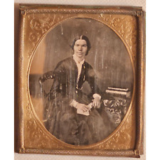 1/6th Plate Daguerreotype Of A Woman picture