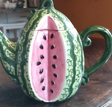 Vintage Boston Warehouse Watermelon 1993 Teapot picture