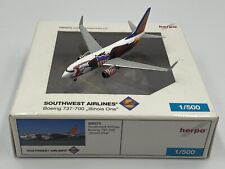 HERPA WINGS (506274) 1:500 SOUTHWEST AIRLINES BOEING 737-700 ILLINOIS ONE BOXED picture