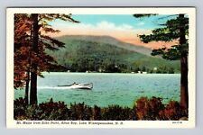 Lake Winnepesaukee NH-New Hampshire, Alton Bay, Mt Major, Vintage Postcard picture