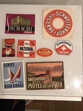 vintage luggage travel stickers picture
