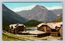 Glacier National Park, Many Glacier Hotel, Advertisement, Vintage Postcard picture