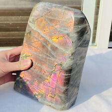 Natural purple flash Labrador crystal rough healing specimen  4520G picture