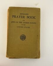 Original WW2 World War Two WWII Jew Jewish Prayer Book 1941 picture