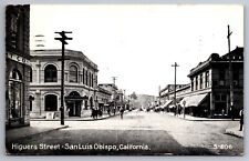 Postcard RPPC Higuera Street San Luis Obispo California #S606 Pos.  G 4 picture
