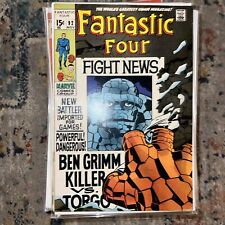 Fantastic Four 92 FN/VF 1969 Jack Kirby Stan Lee Marvel Comics Bronze Age picture