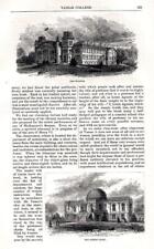1875 POUGHKEEPSIE NY VASSAR COLLEGE campus 14 VIEWS of old campus ORIGINAL picture