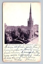 New York City, Grace Church, 4th and Broadway, Antique Souvenir Vintage Postcard picture