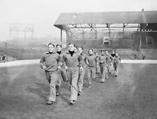 Football The Swedish team exercise during training at Charlton's g- Old Photo picture