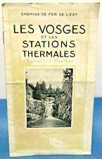 Vintage Brochure Remiremont France Eastern Railways Tours Spas Map   picture
