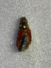 Brilliant Spessartine Garnet crystal on Smoky Quartz specimen China H3 picture