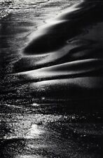1968 Vintage LUCIEN CLERGUE Beach Wet Sand Sea Water Abstract Photo Art 12x16 picture