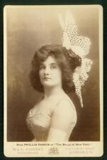 S8, 803-04, 1890s, Cabinet Card, Phyllis Rankin (1874-1934) Stage Actress picture