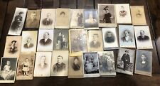 Antique Photo Lot Mostly 1800s 1900s Foreign Including Austria picture