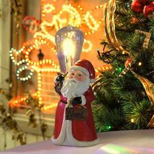 Christmas Tabletop Decoration Santa Claus with LED Lamp Party Wedding Home Decor picture