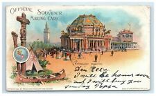 1901 Pan American Expo Private Mailing Card Official Souvenir Ethnology Building picture