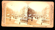 Boston, MA antique stereoview card Scollay Square Boston stereoview picture