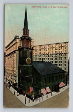 Old South Church Boston MA Massachusetts Postcard Posted 1908 picture