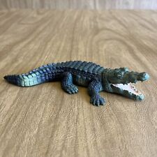 Schleich 6” Alligator Croc Germany Realistic Plastic Toy Figurine Mouth Open picture