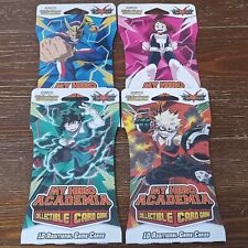 My Hero Academia trading cards New Universus ccg tcg packs lot of 4 boosters mha picture