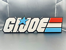 G.I. Joe Logo Sign Display | 3D Wall Desk Shelf Art picture