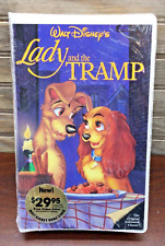 Vtg Disney Classic Black Diamond LADY and THE TRAMP 1987 VHS 582 SEALED UNOPENED picture