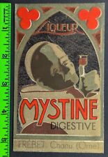 Vintage Mystine Digestive Liquor Quack Medicine Label picture