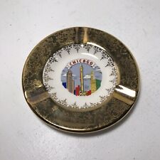 Chicago Skyline Ashtray: Tribune Tower, Old Chicago Water Tower, Wrigley Tower. picture